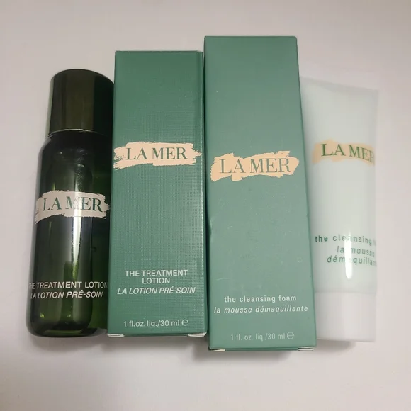 LA MER |Duo| Treatment Lotion & Cleansing Foam 1oz each - Picture 3 of 5